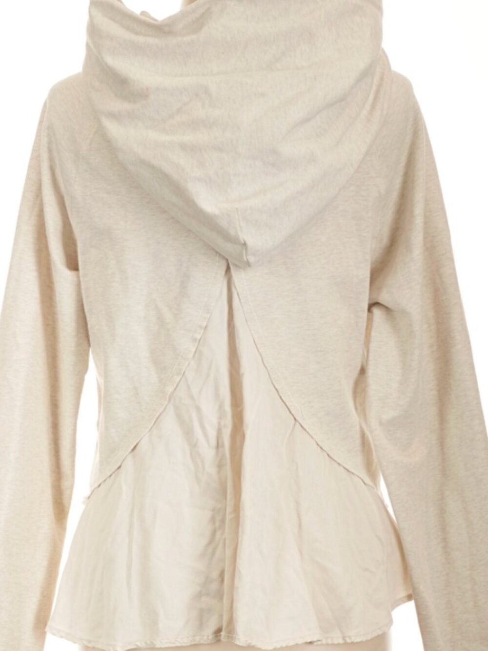 Lululemon Pull Me Over Hoodie Heathered Polar Cream / Polar Cream size 10 - Picture 6 of 6